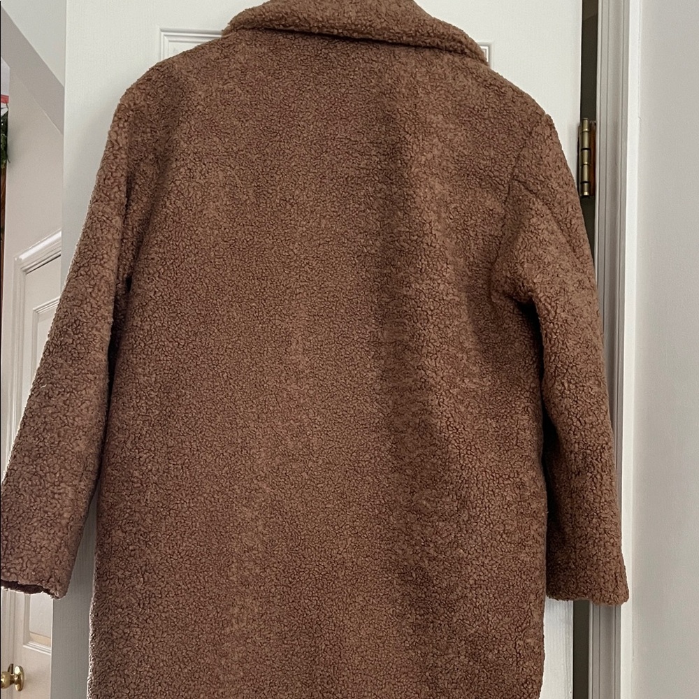 Daily Ritual Brown Teddy Jacket - Picture 8 of 12